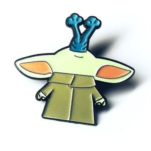 Disney Mandalorian Green and Blue Pin